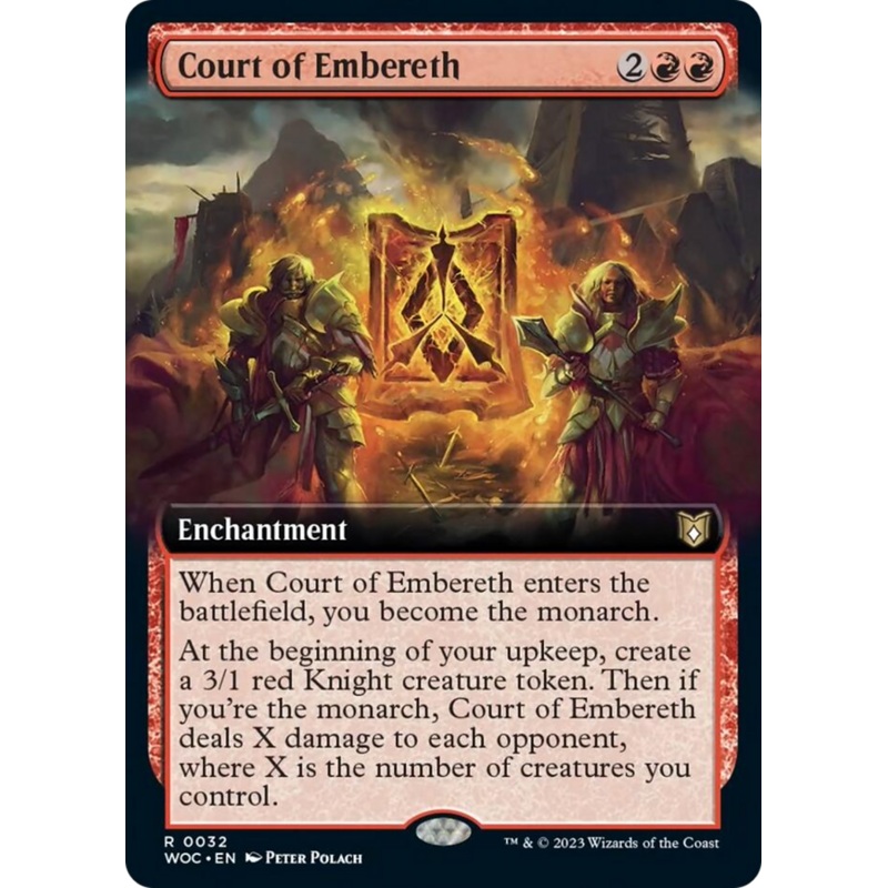 Court of Embereth (Extended Art) [Wilds of Eldraine Commander]
