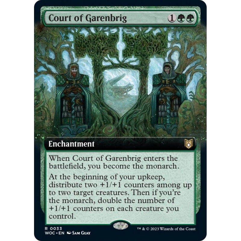 Court of Garenbrig (Extended Art) [Wilds of Eldraine Commander]
