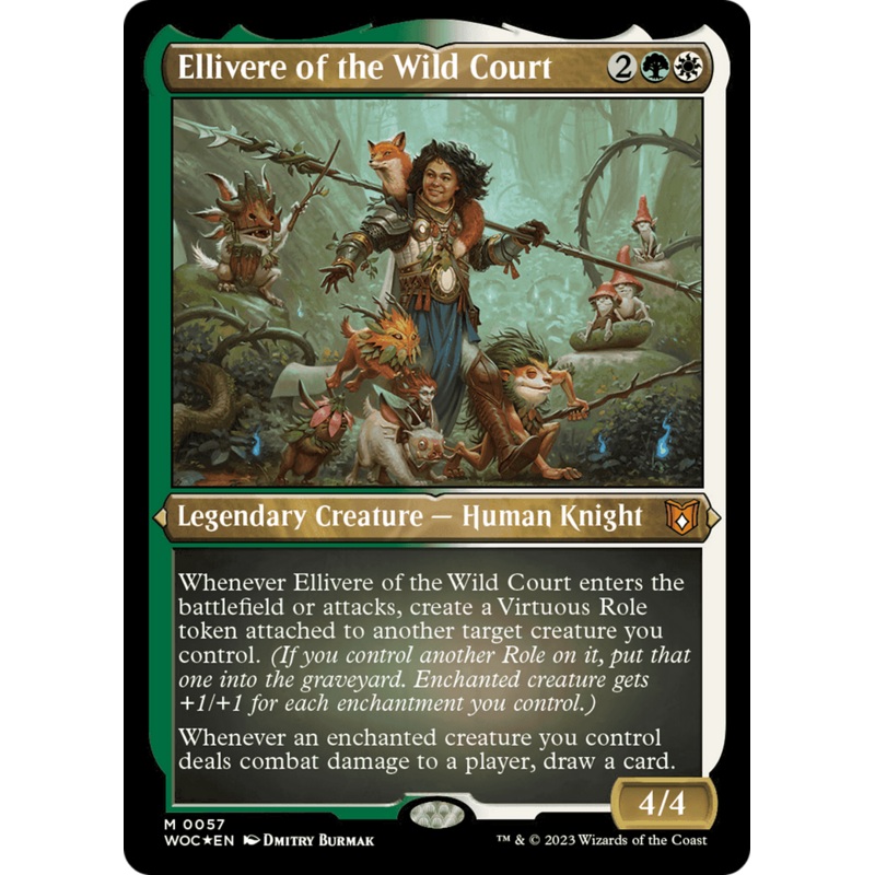 Ellivere of the Wild Court (Display Commander) [Wilds of Eldraine Commander]