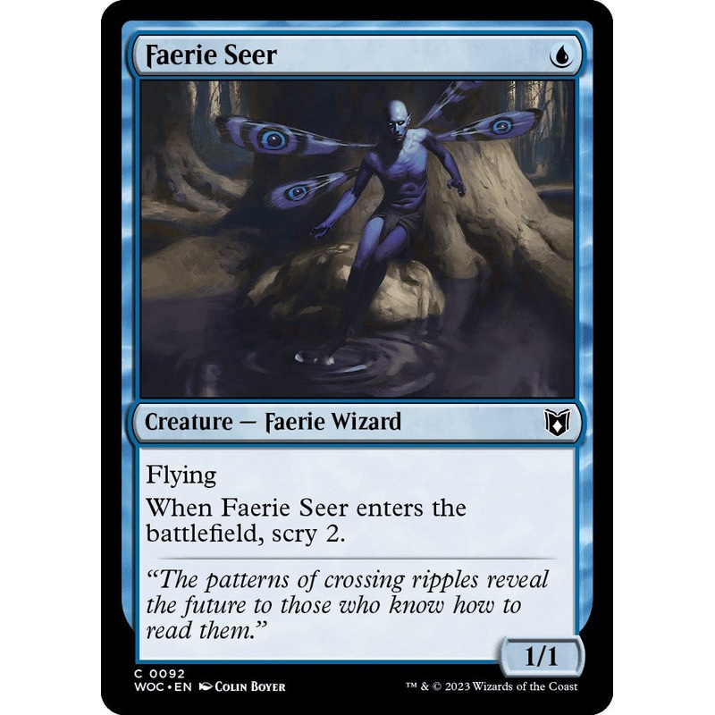 Faerie Seer [Wilds of Eldraine Commander]