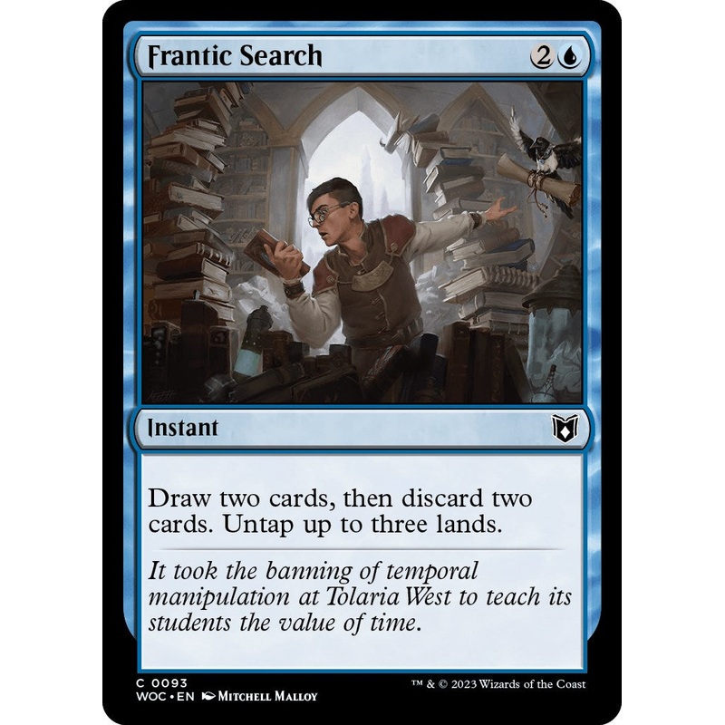 Frantic Search [Wilds of Eldraine Commander]