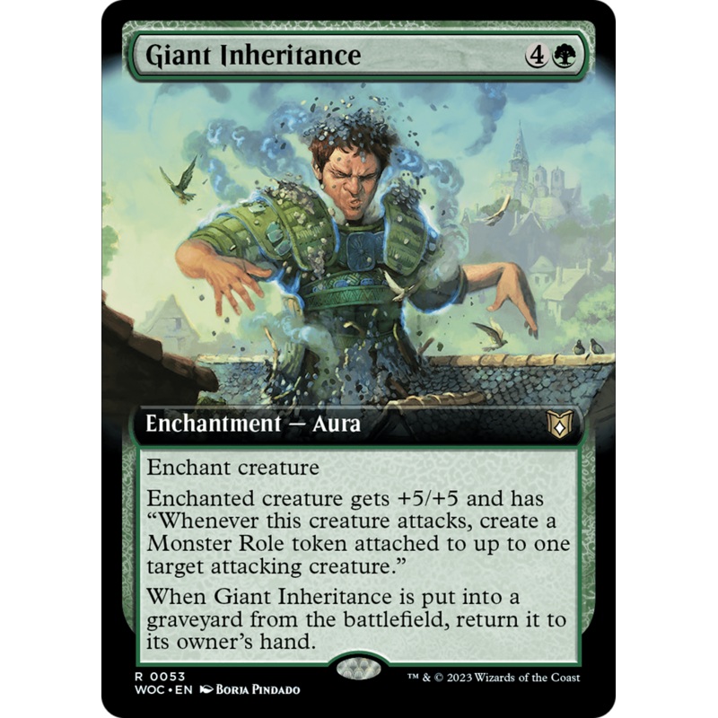 Giant Inheritance (Extended Art) [Wilds of Eldraine Commander]