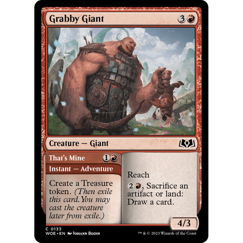 Grabby Giant // That's Mine [Wilds of Eldraine]