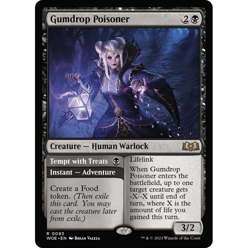 Gumdrop Poisoner // Tempt with Treats [Wilds of Eldraine]