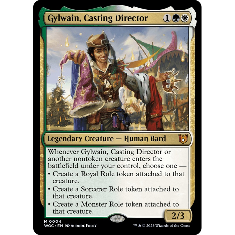 Gylwain, Casting Director [Wilds of Eldraine Commander]