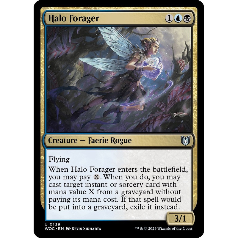 Halo Forager [Wilds of Eldraine Commander]