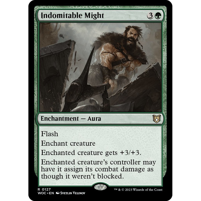 Indomitable Might [Wilds of Eldraine Commander]