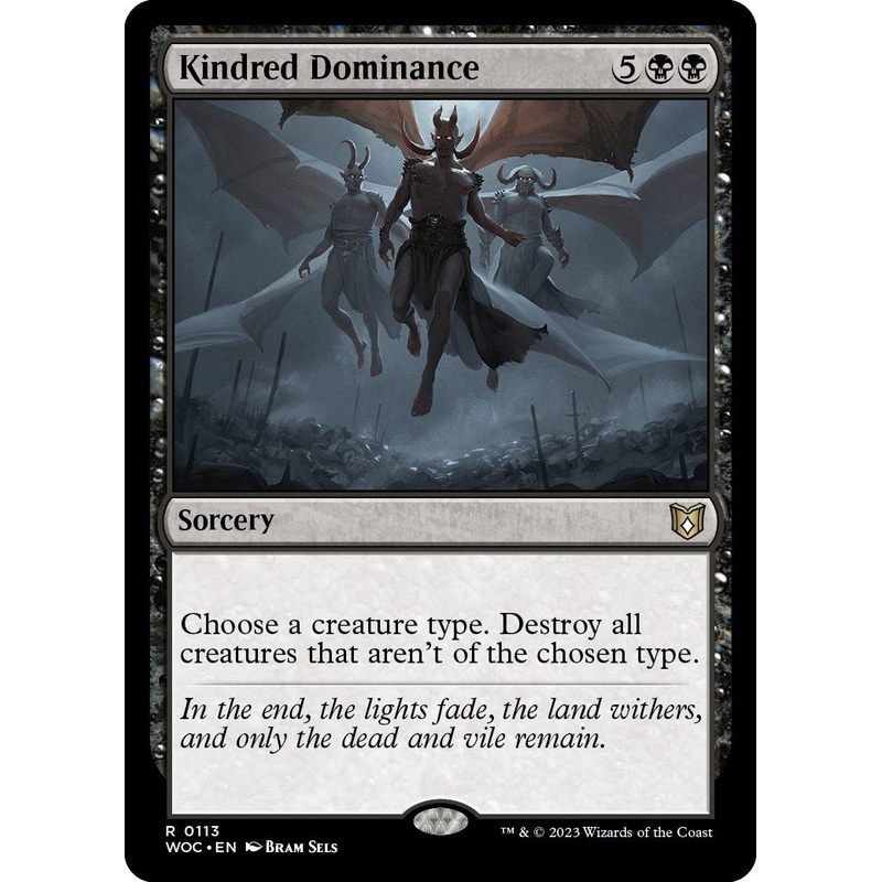 Kindred Dominance [Wilds of Eldraine Commander]