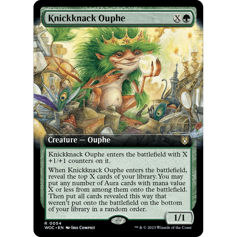 Knickknack Ouphe (Extended Art) [Wilds of Eldraine Commander]
