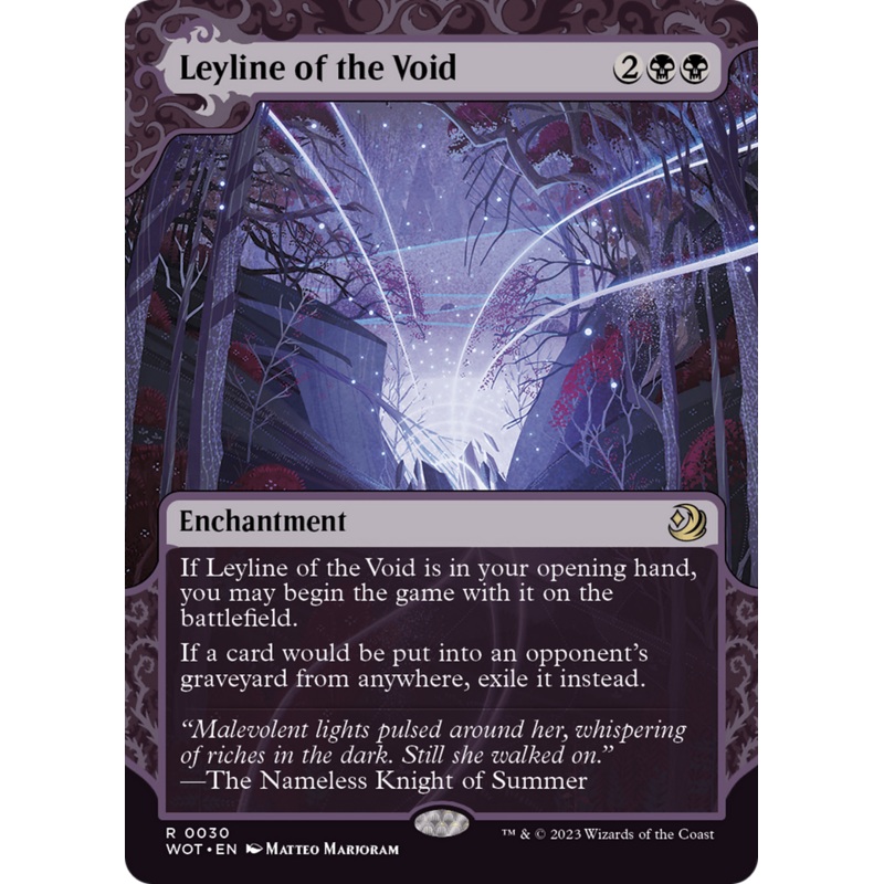 Leyline of the Void [Wilds of Eldraine: Enchanting Tales]