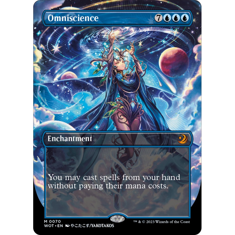 Omniscience (Anime Borderless) [Wilds of Eldraine: Enchanting Tales]