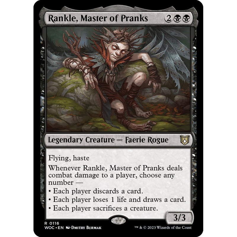 Rankle, Master of Pranks [Wilds of Eldraine Commander]