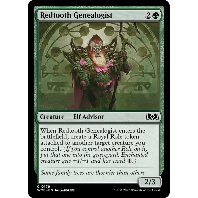Redtooth Genealogist [Wilds of Eldraine]