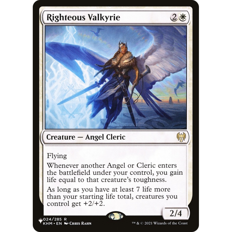 Righteous Valkyrie [Secret Lair: Angels]