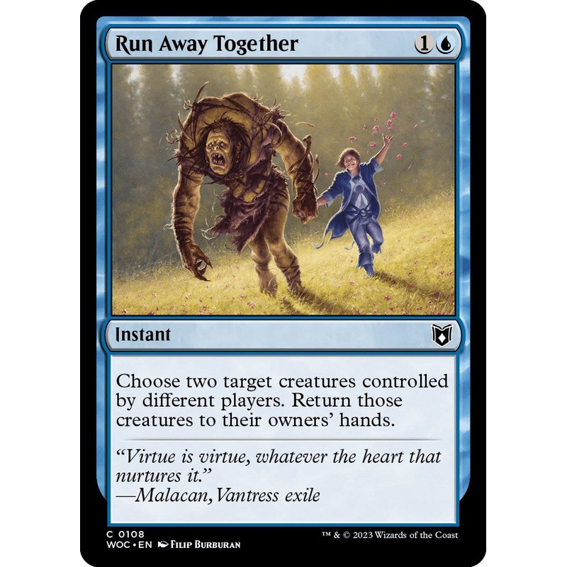 Run Away Together [Wilds of Eldraine Commander]