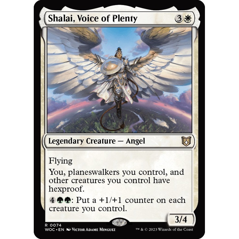 Shalai, Voice of Plenty [Wilds of Eldraine Commander]