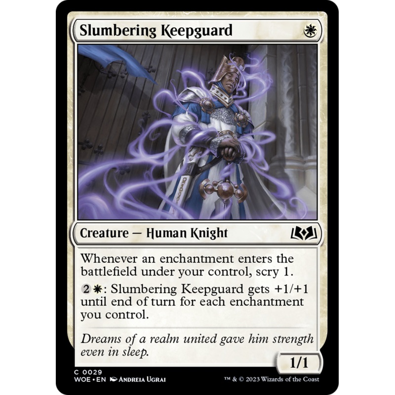 Slumbering Keepguard [Wilds of Eldraine]