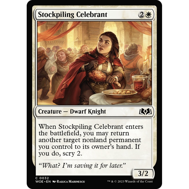 Stockpiling Celebrant [Wilds of Eldraine]