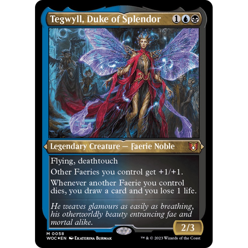 Tegwyll, Duke of Splendor (Display Commander) [Wilds of Eldraine Commander]