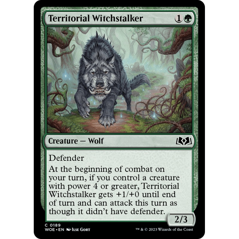 Territorial Witchstalker [Wilds of Eldraine]