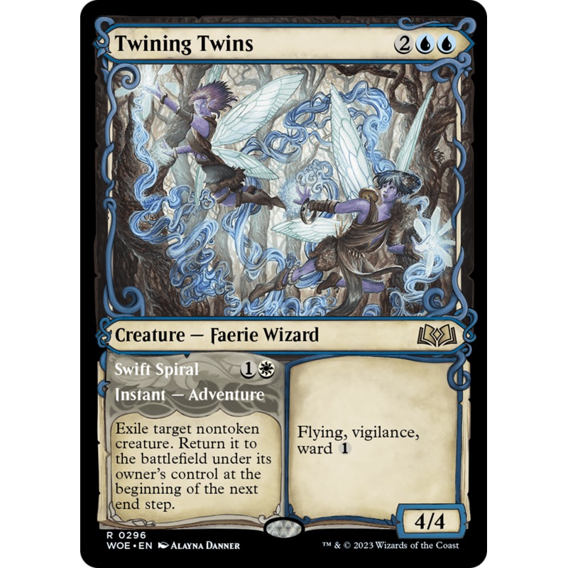 Twining Twins // Swift Spiral (Showcase) [Wilds of Eldraine]