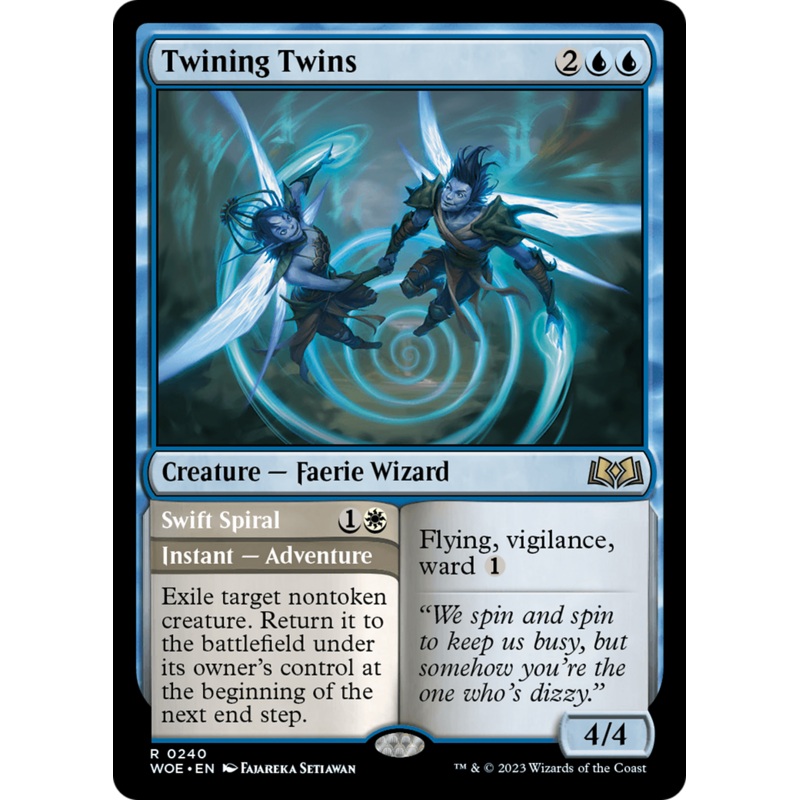 Twining Twins // Swift Spiral [Wilds of Eldraine]