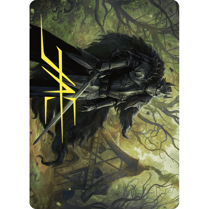 Agatha's Champion Art Card (Gold-Stamped Signature) [Wilds of Eldraine Art Series]