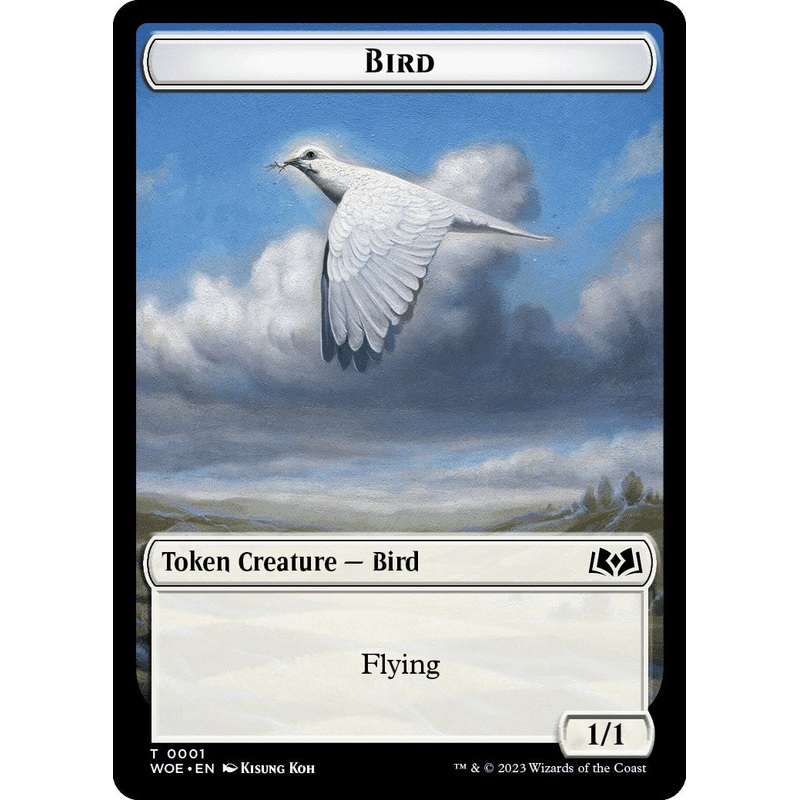 Bird Token [Wilds of Eldraine Tokens]