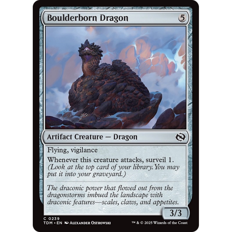 Boulderborn Dragon [Tarkir: Dragonstorm]
