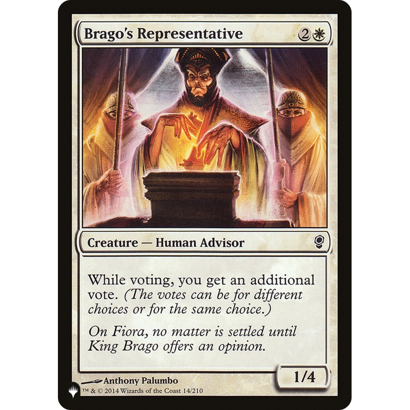 Brago's Representative [The List]