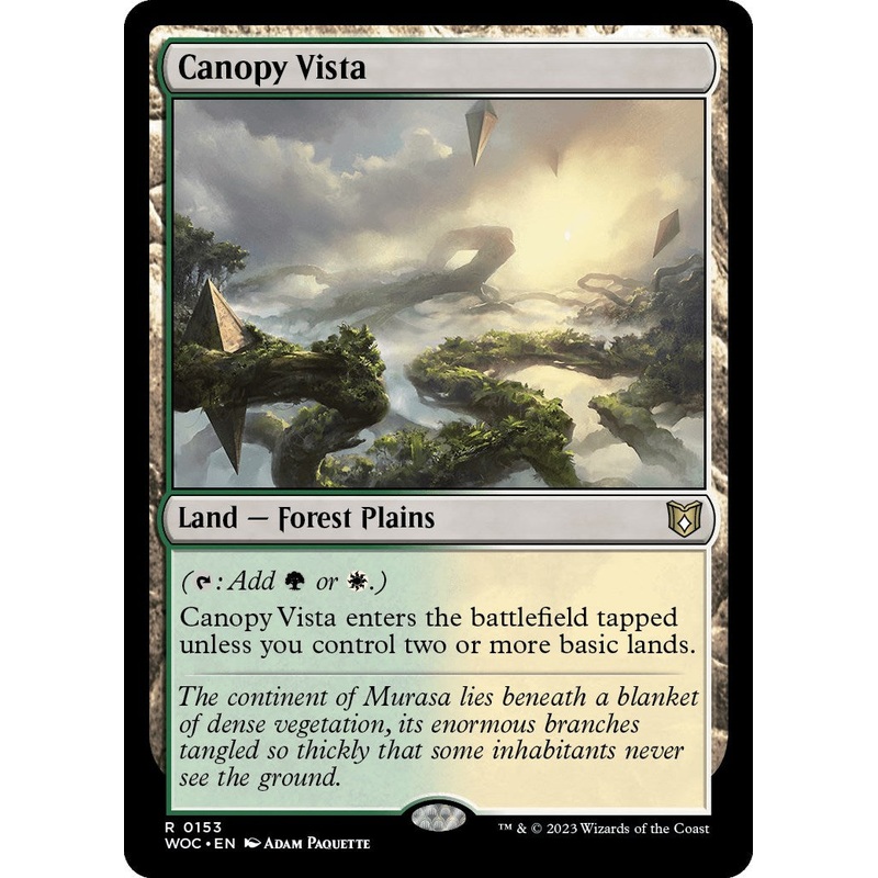 Canopy Vista [Wilds of Eldraine Commander]