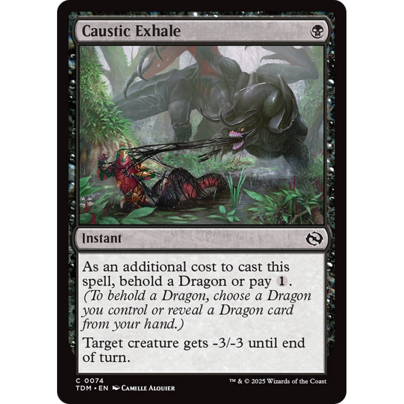 Caustic Exhale [Tarkir: Dragonstorm]