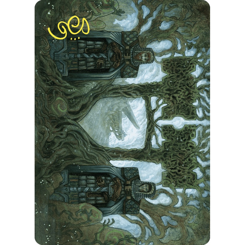 Court of Garenbrig Art Card (Gold-Stamped Signature) [Wilds of Eldraine Art Series]