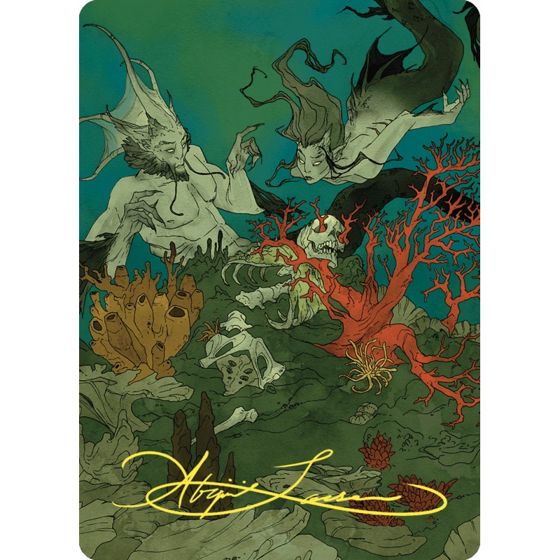 Curiosity Art Card (Gold-Stamped Signature) [Wilds of Eldraine Art Series]