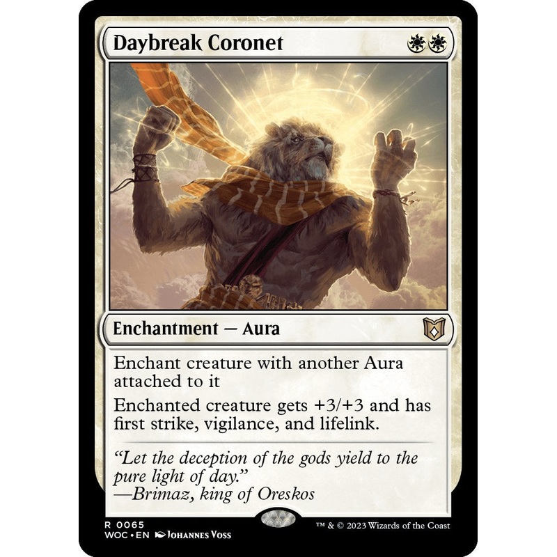 Daybreak Coronet [Wilds of Eldraine Commander]