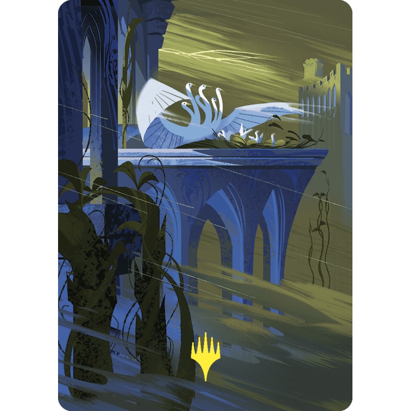 Doubling Season Art Card (Gold-Stamped Planeswalker Symbol) [Wilds of Eldraine Art Series]