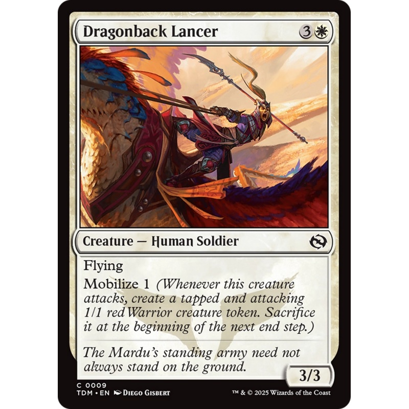 Dragonback Lancer [Tarkir: Dragonstorm]