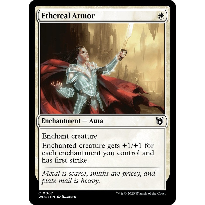 Ethereal Armor [Wilds of Eldraine Commander]