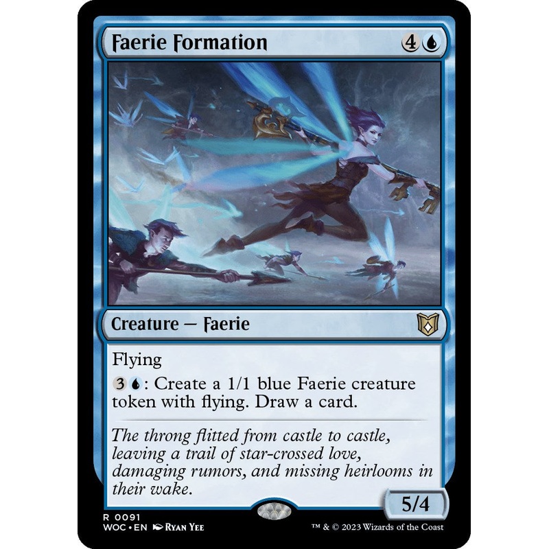 Faerie Formation [Wilds of Eldraine Commander]