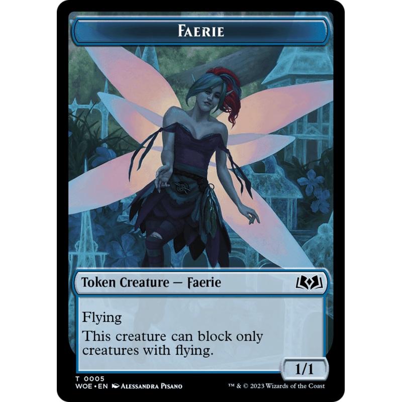 Faerie Token [Wilds of Eldraine Tokens]