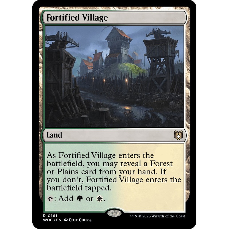 Fortified Village [Wilds of Eldraine Commander]