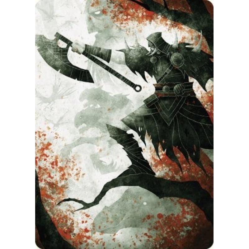 Garruk's Uprising Art Card [Wilds of Eldraine Art Series]