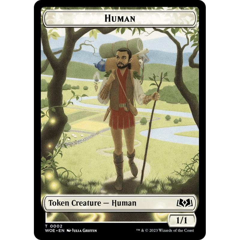 Human Token [Wilds of Eldraine Tokens]