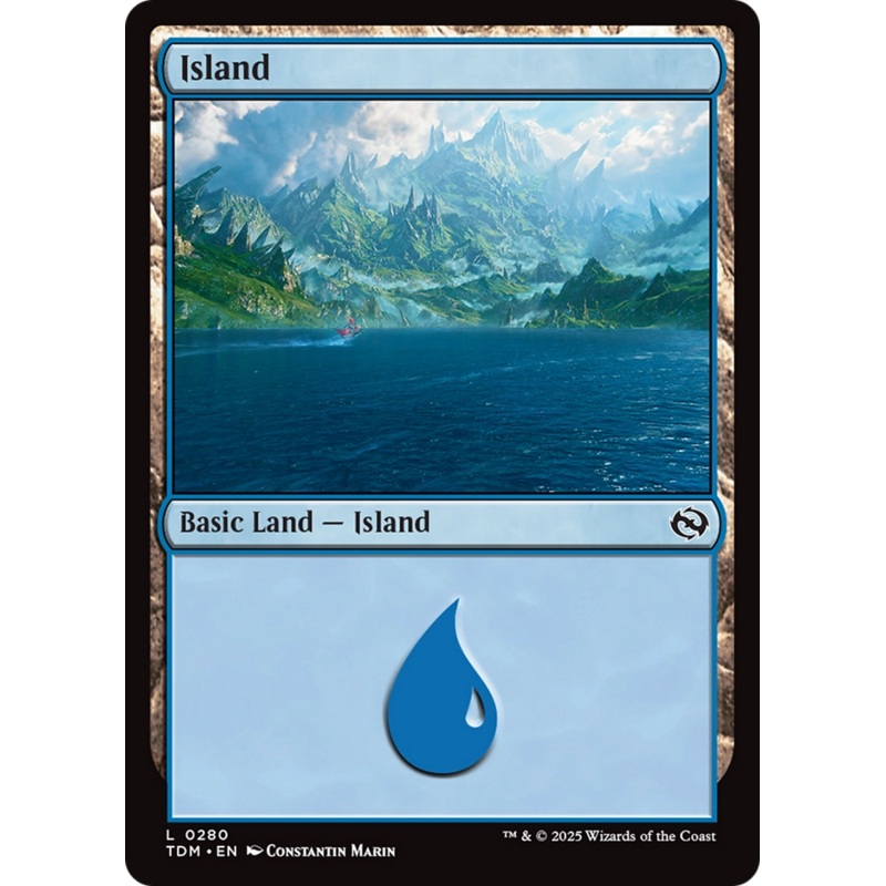 Island (0280) [Tarkir: Dragonstorm]