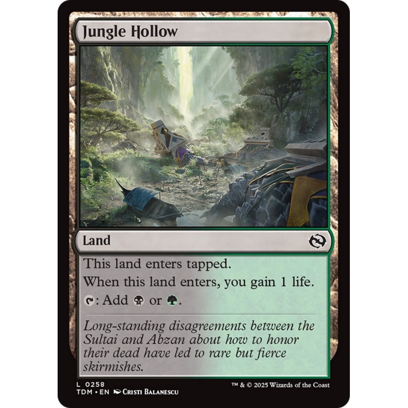 Jungle Hollow [Tarkir: Dragonstorm]