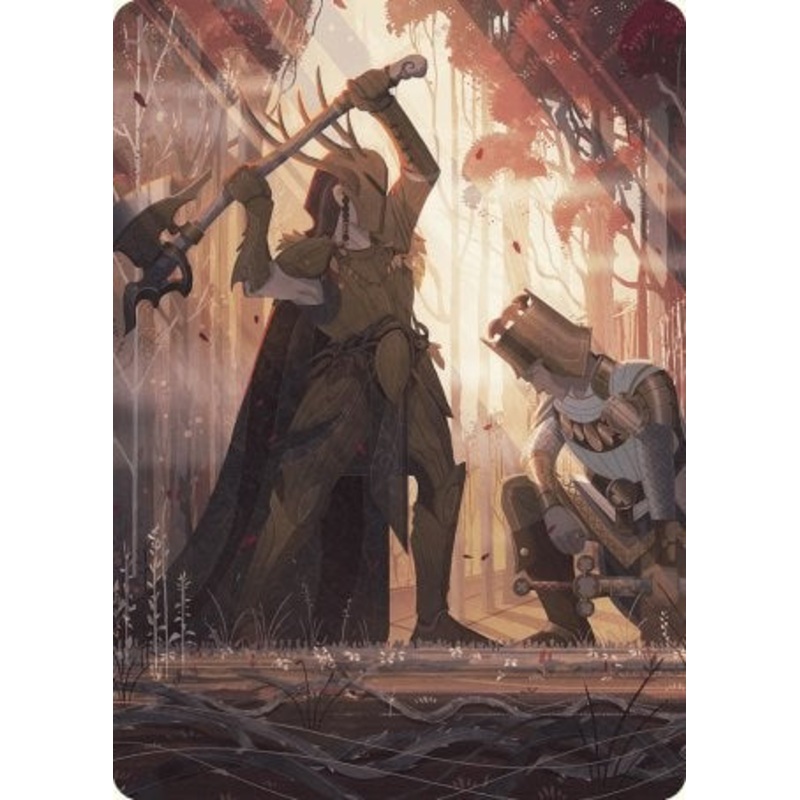 Karmic Justice Art Card [Wilds of Eldraine Art Series]