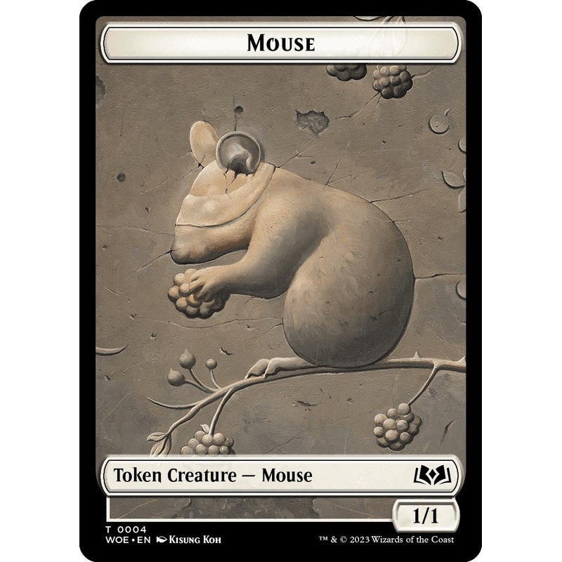 Mouse Token [Wilds of Eldraine Tokens]