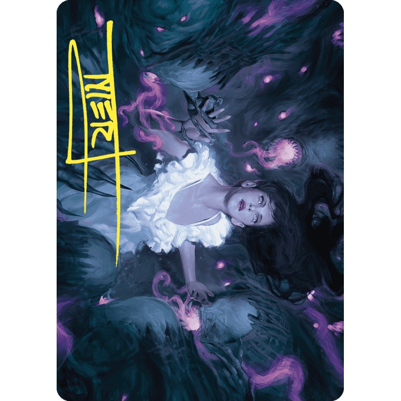 Neva, Stalked by Nightmares Art Card (Gold-Stamped Signature) [Wilds of Eldraine Art Series]