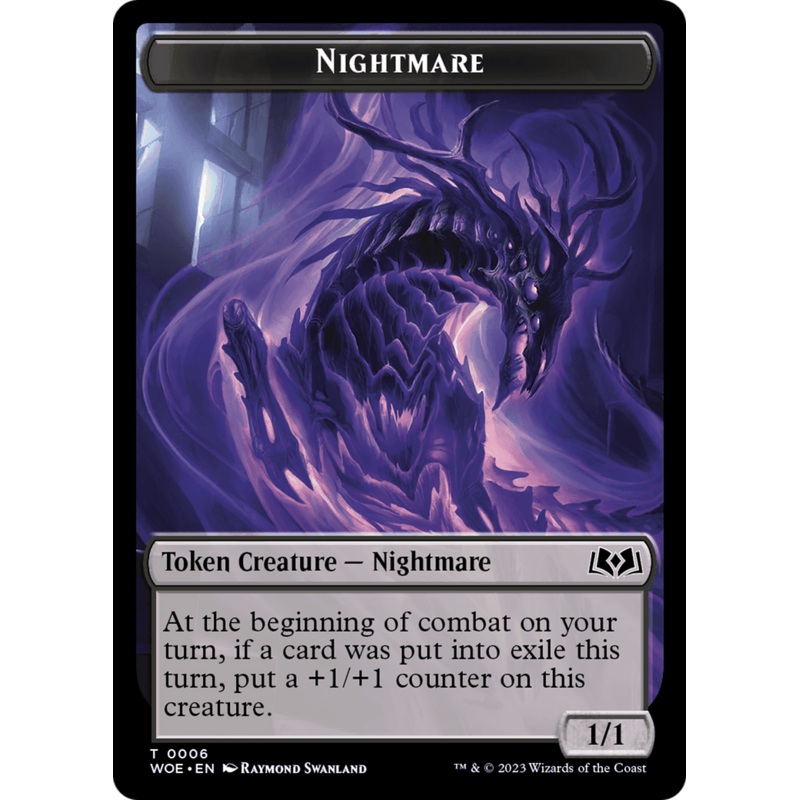 Nightmare Token [Wilds of Eldraine Tokens]