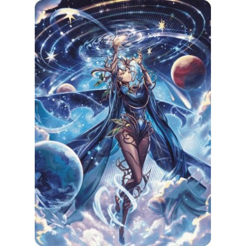 Omniscience Anime Art Card [Wilds of Eldraine Art Series]